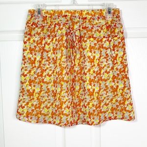 Armani Jeans Co. Watercolor Print Mini Skirt